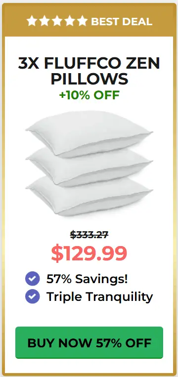 FluffCo Zen Pillow 11