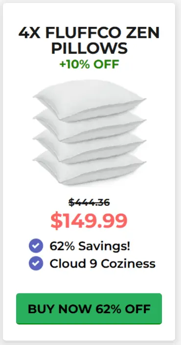 FluffCo Zen Pillow 13